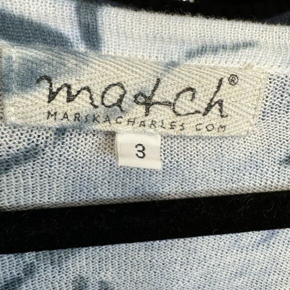 Ma+ch Marika Charles Women’s V Neck Cotton Sweater Top Lightweight Sz 3 L - Picture 12 of 13